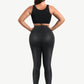Zipper Faux Leather Leggings