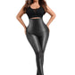 High Waisted Faux Leather Leggings